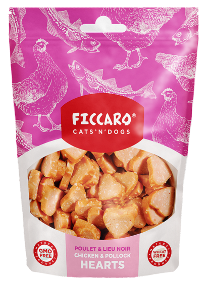 Ficcaro Chicken & Pollock Hearts